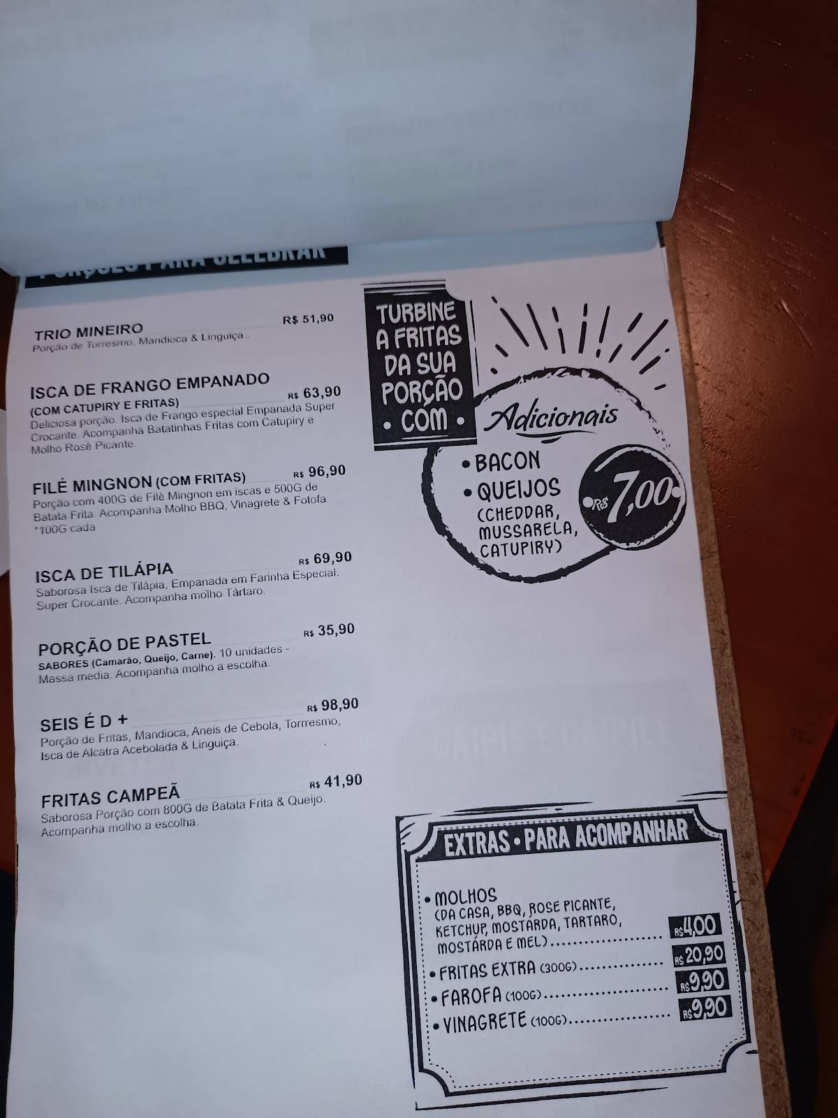 Varanda Restô Beer cardápio