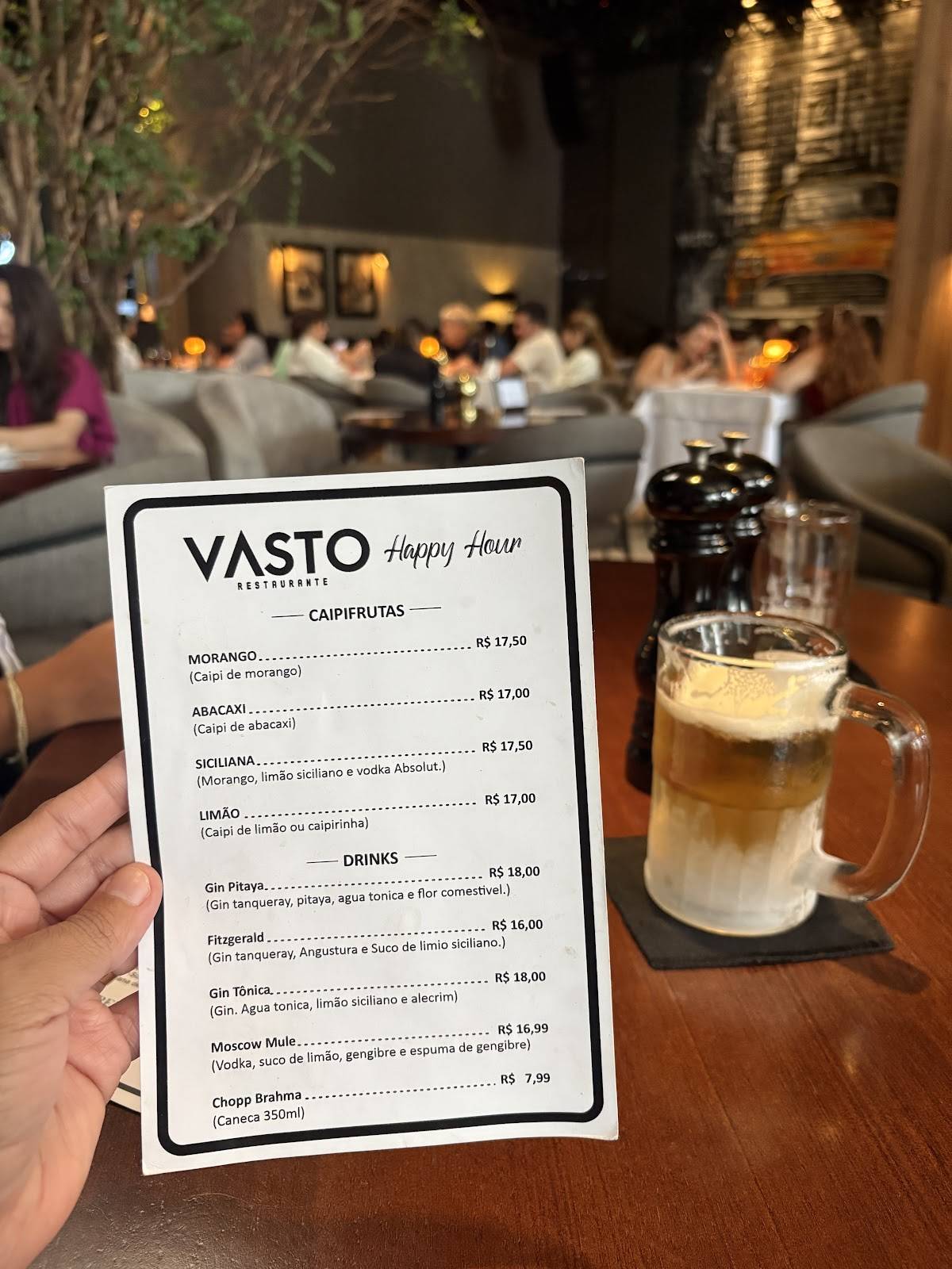 Vasto Restaurante Fortaleza: Carnes, Sushi, Salmão, Vinho, Chopp, Delivery CE cardápio