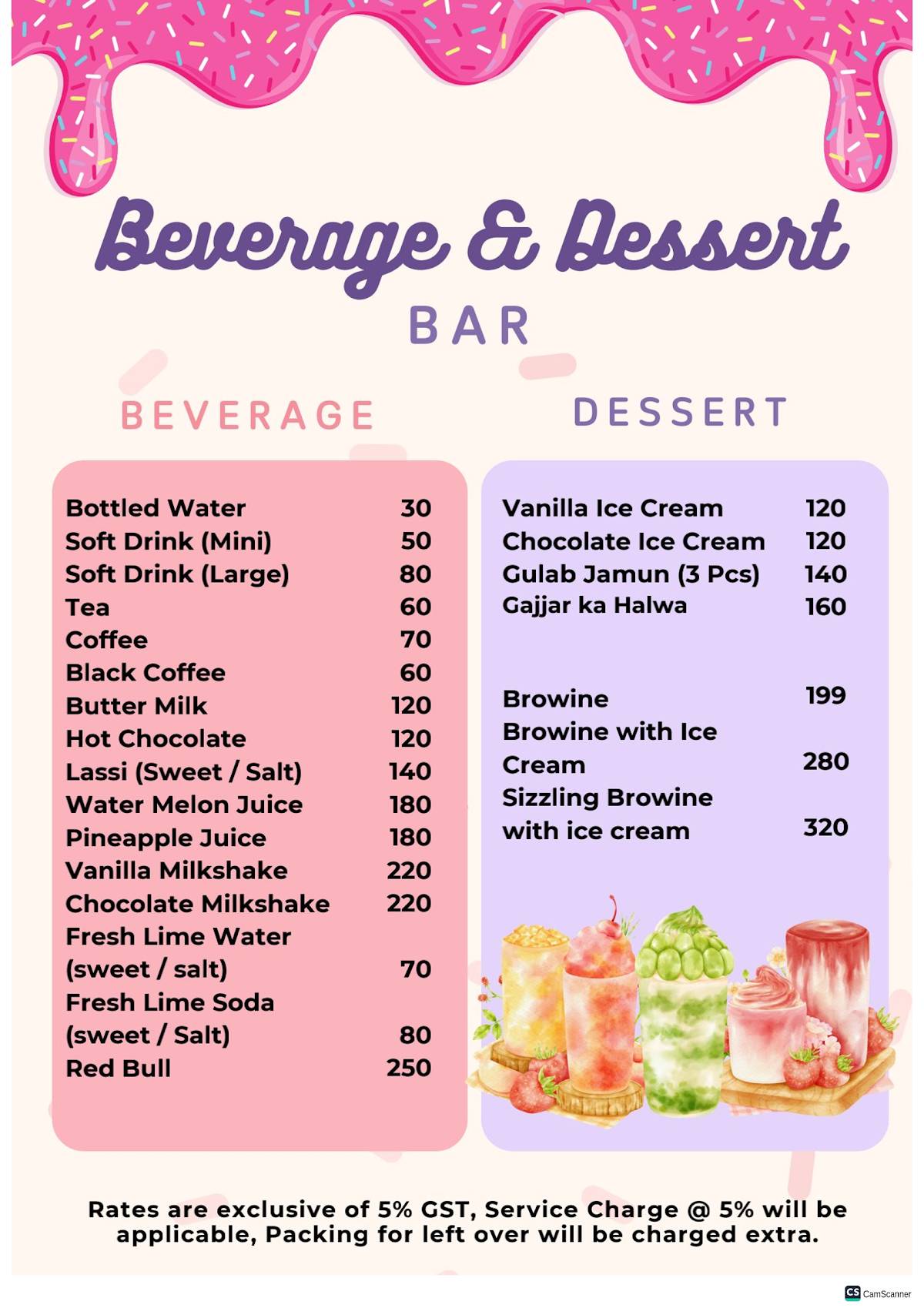 Veggie Delight Goa menu