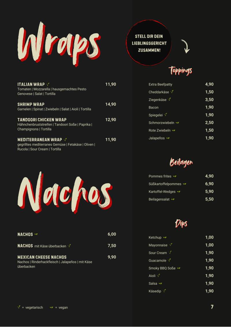 Menu de Vellini Köln