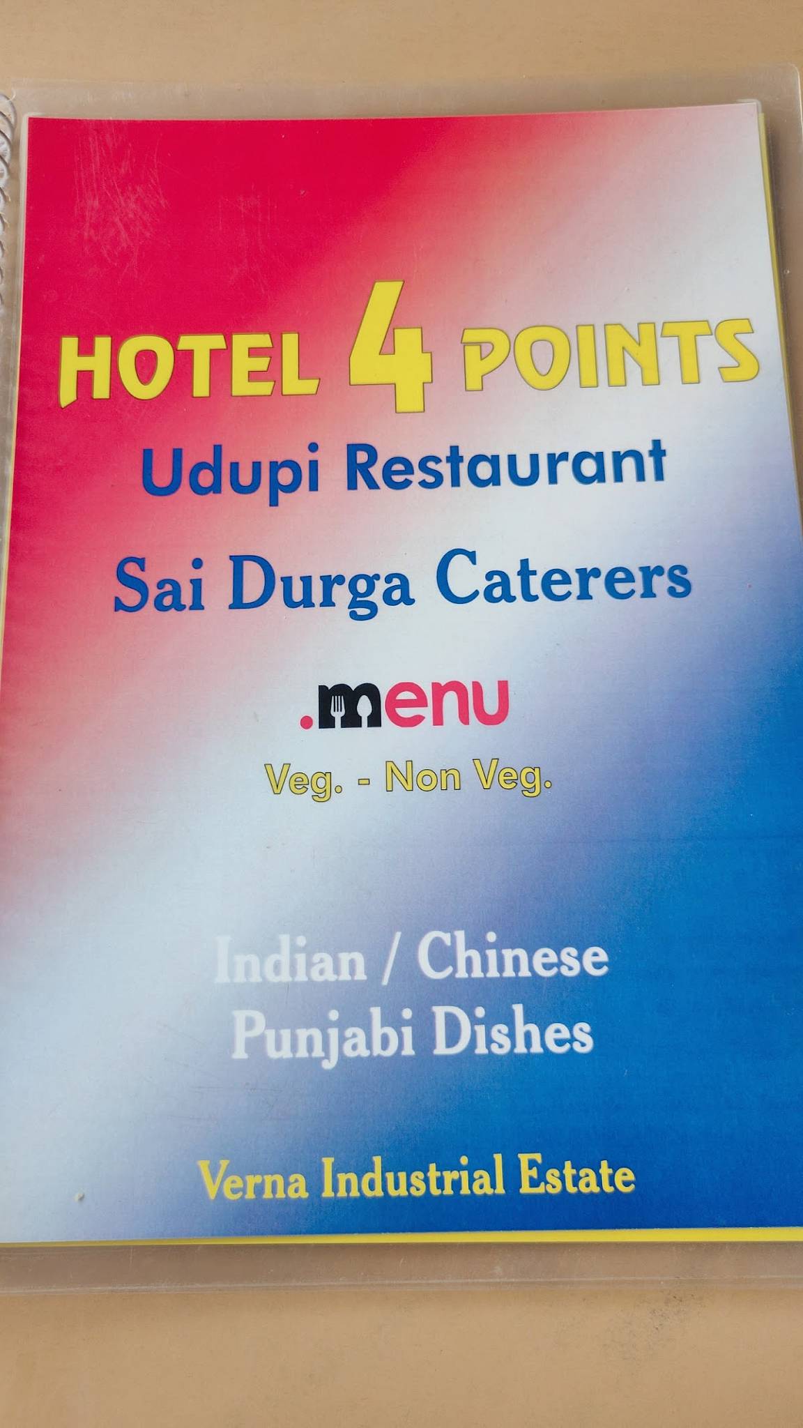 Hotel 4 Point menu