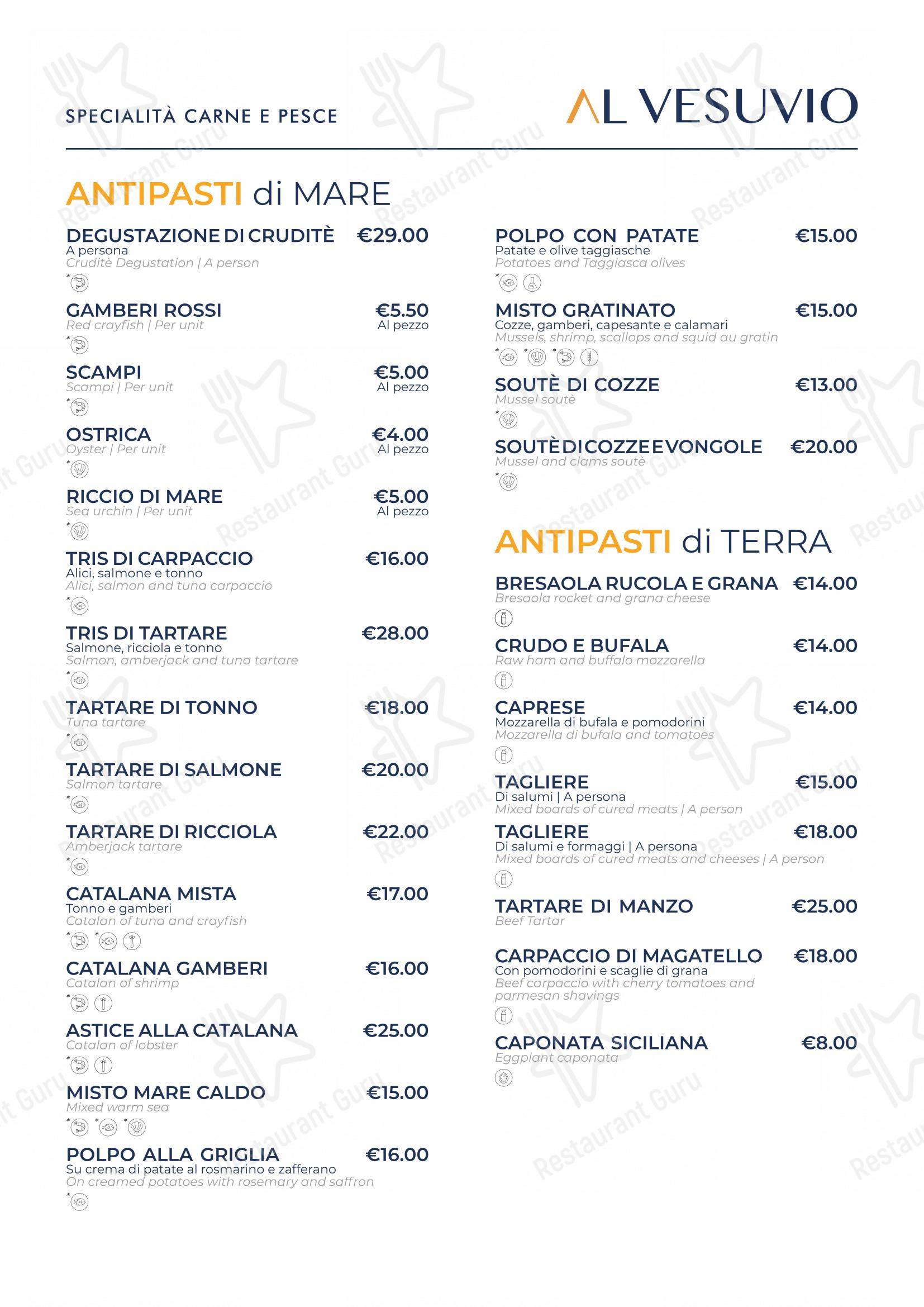 Vesuviosesto dal 1961 in Sesto San Giovanni - Menu bar