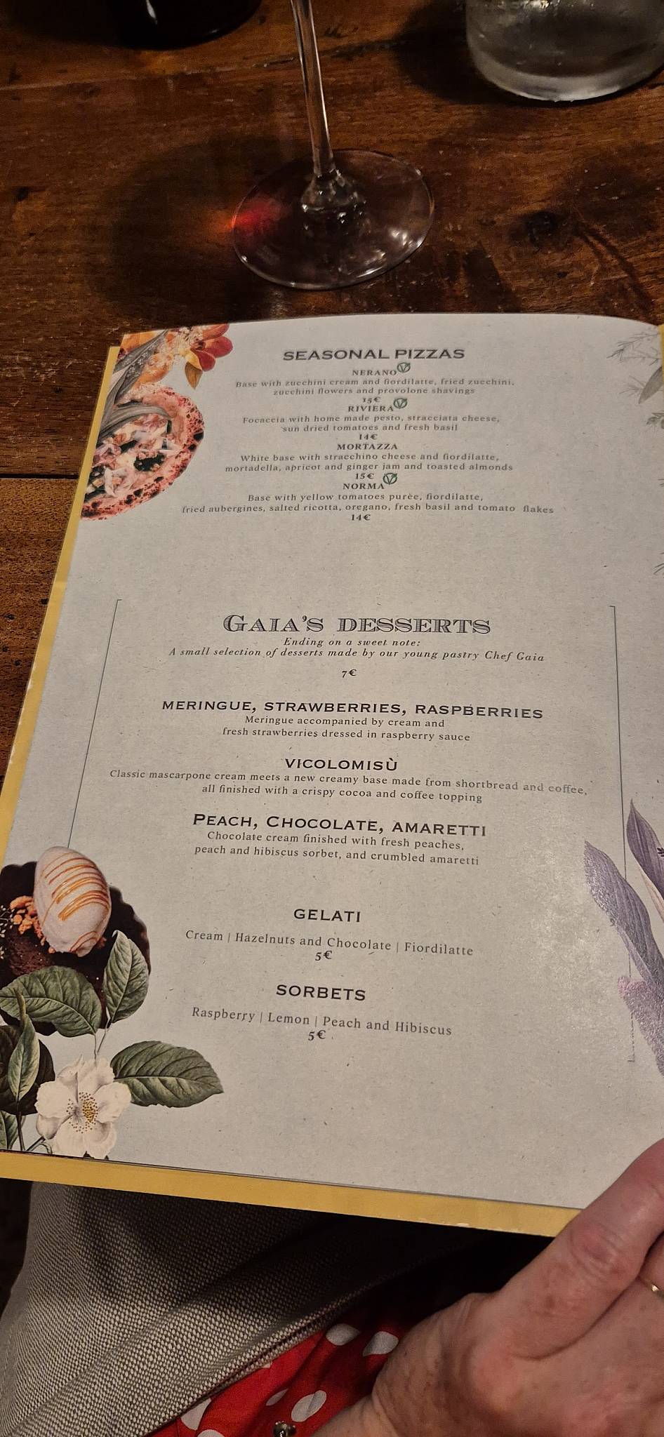 Menu di Vicolo Battisti 