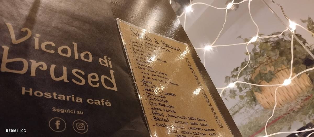 Menu di Vicolo di brused -Hostaria Cafè- 