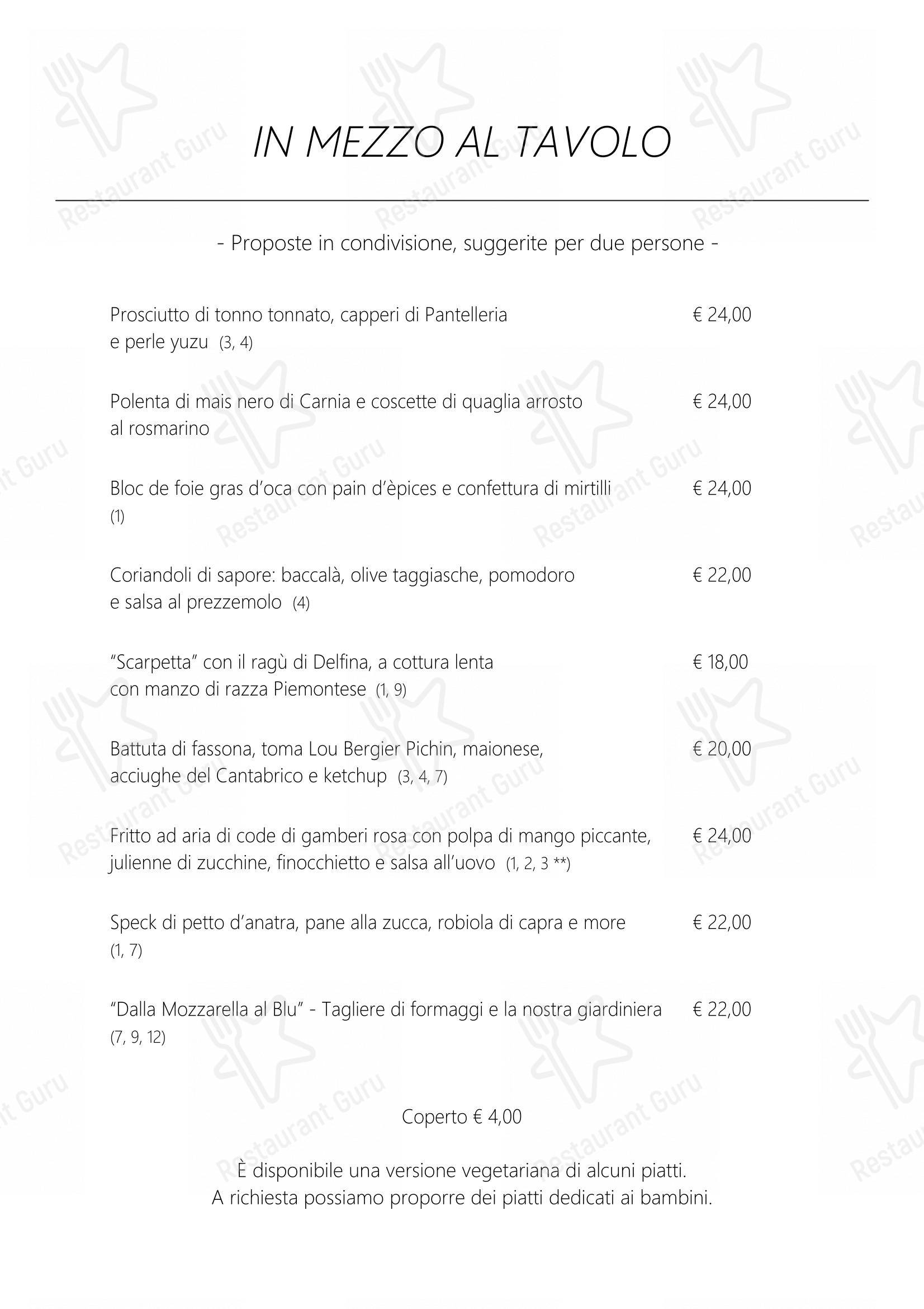 Vineria Enoteca Fuoriporta in Crema - Menu