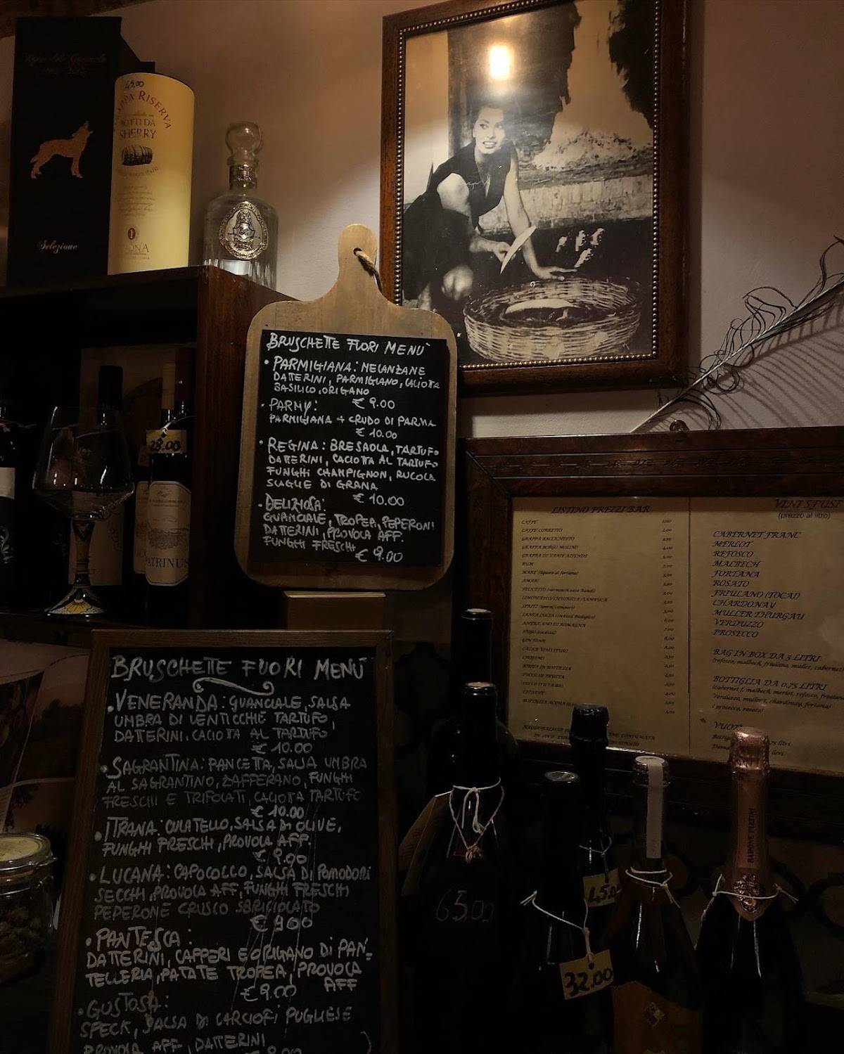Menu di Vineria La Fortezza 
