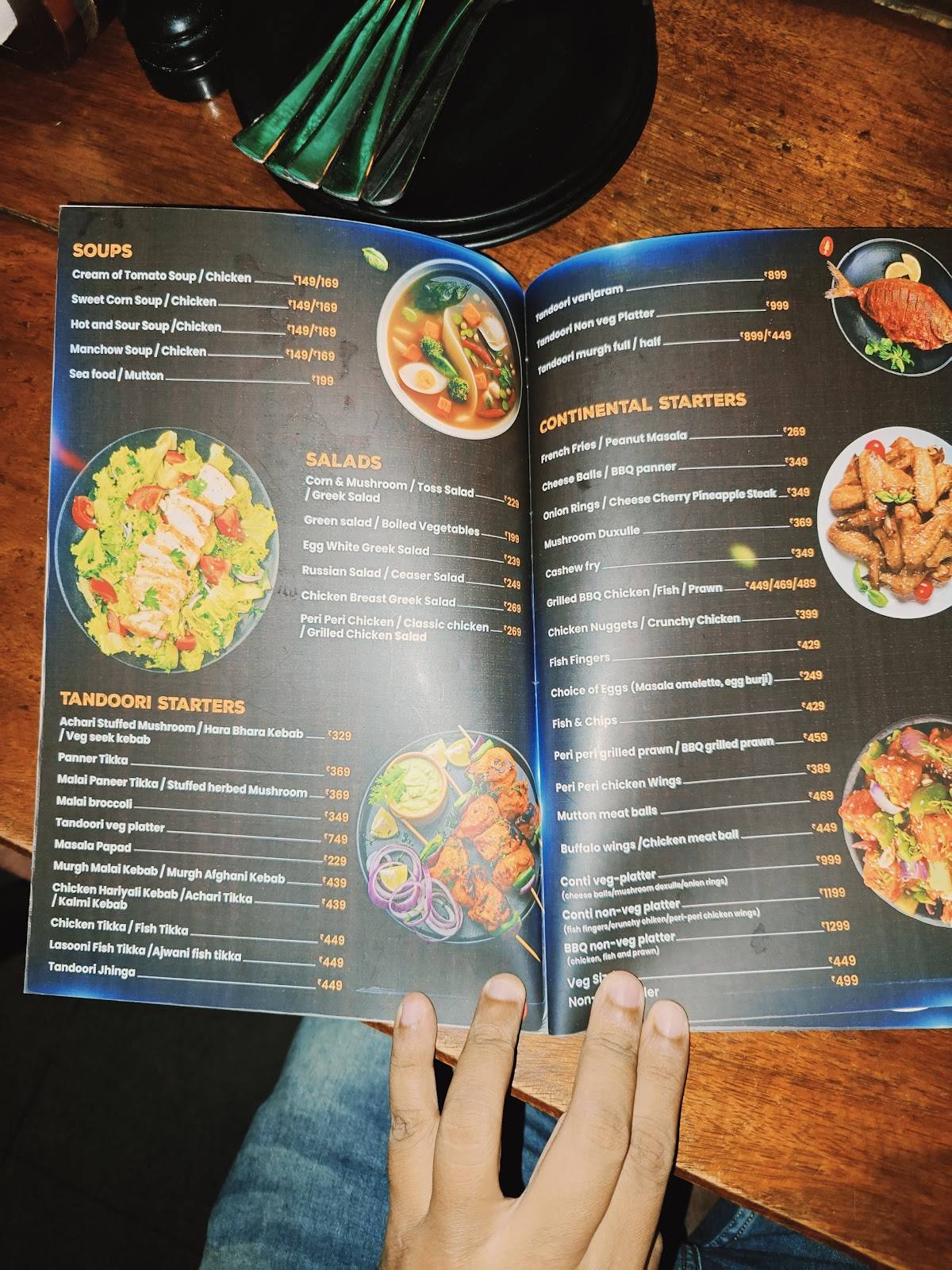 Viragoo Neo Age Pub menu