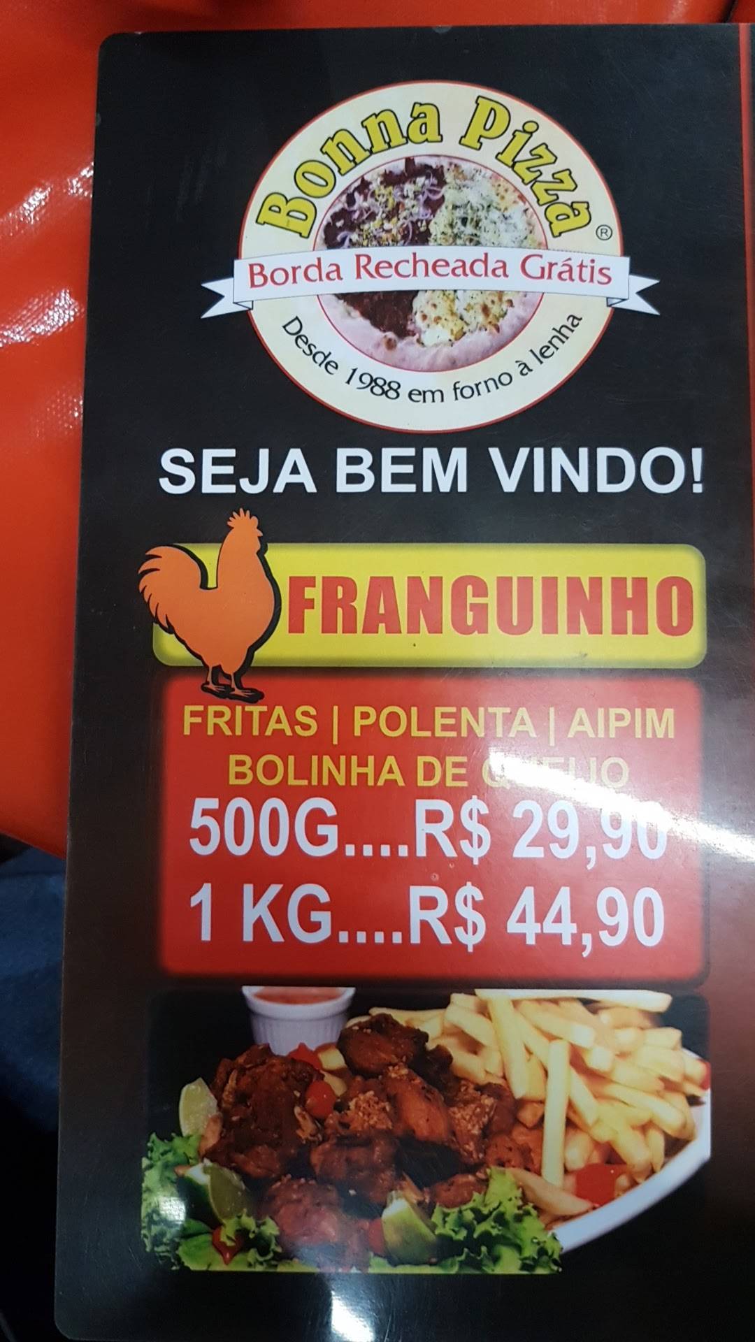 Bonna Pizza cardápio