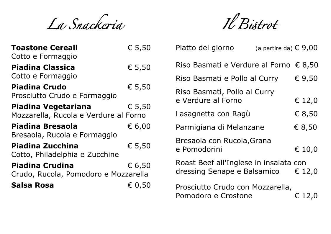 Menu di Vizi & Sfizi di Pillan Marianna 