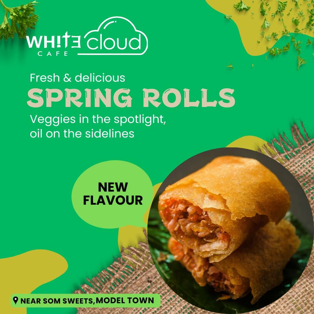 White Cloud Cafe menu