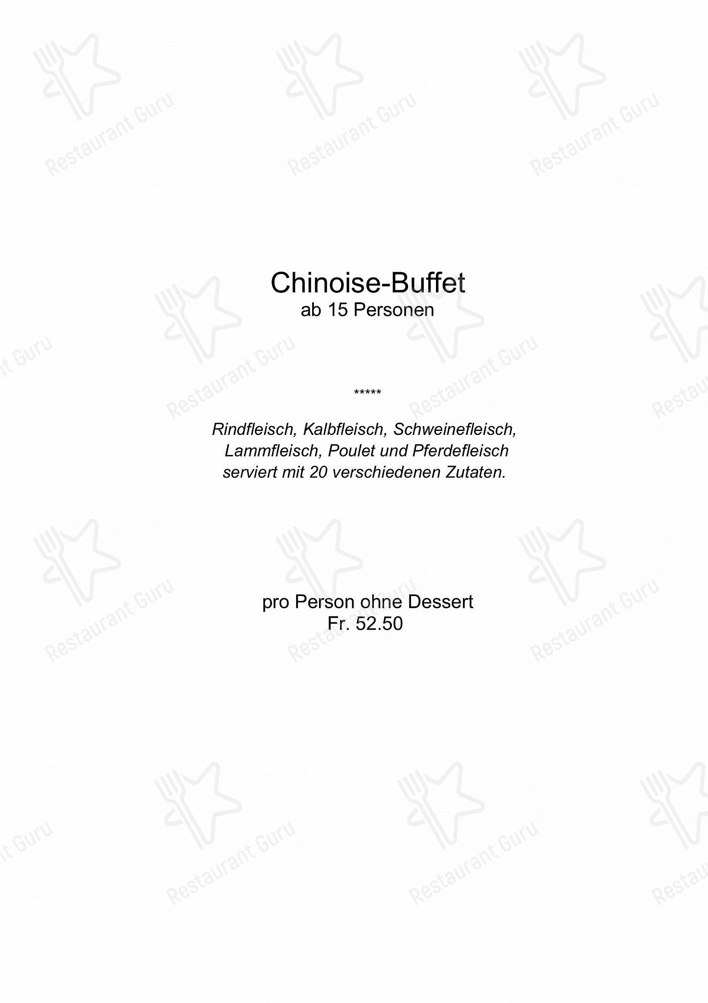 Menu di Hotel-Restaurant Wilhelm Tell - Menu