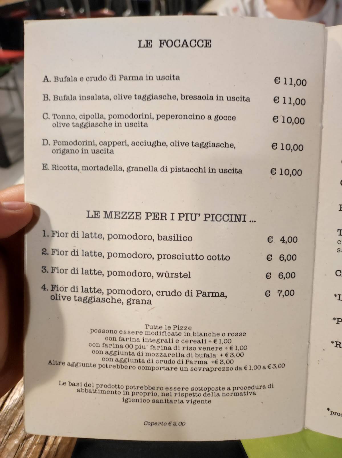 Menu di Workshop 