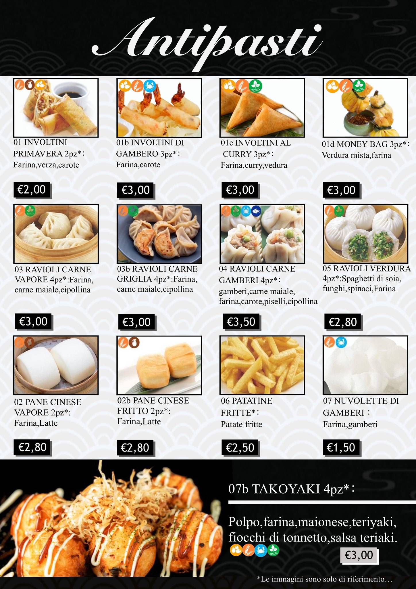 Menu di Yujo Ristorante Giapponese 