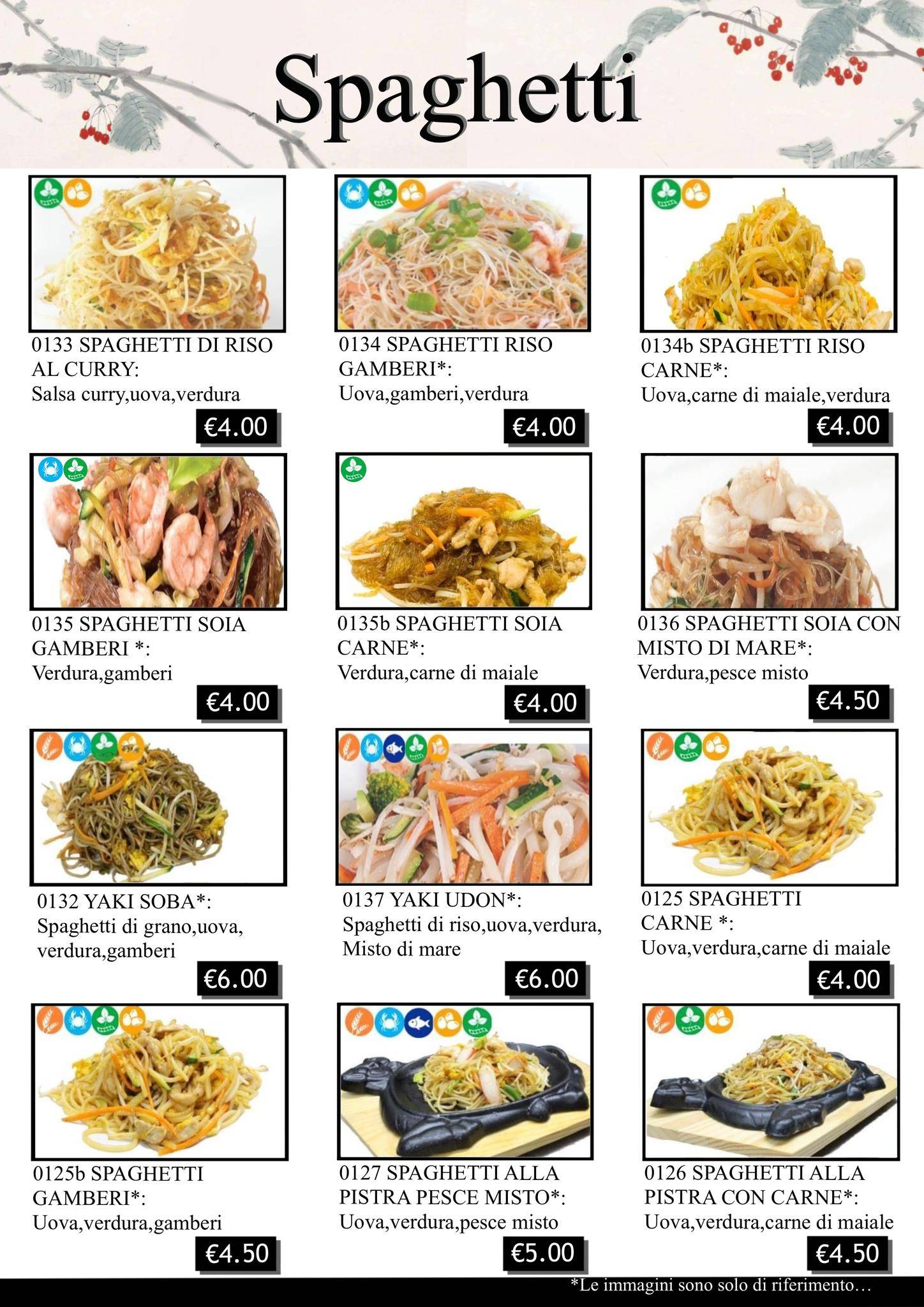 Menu di Yujo Ristorante Giapponese 