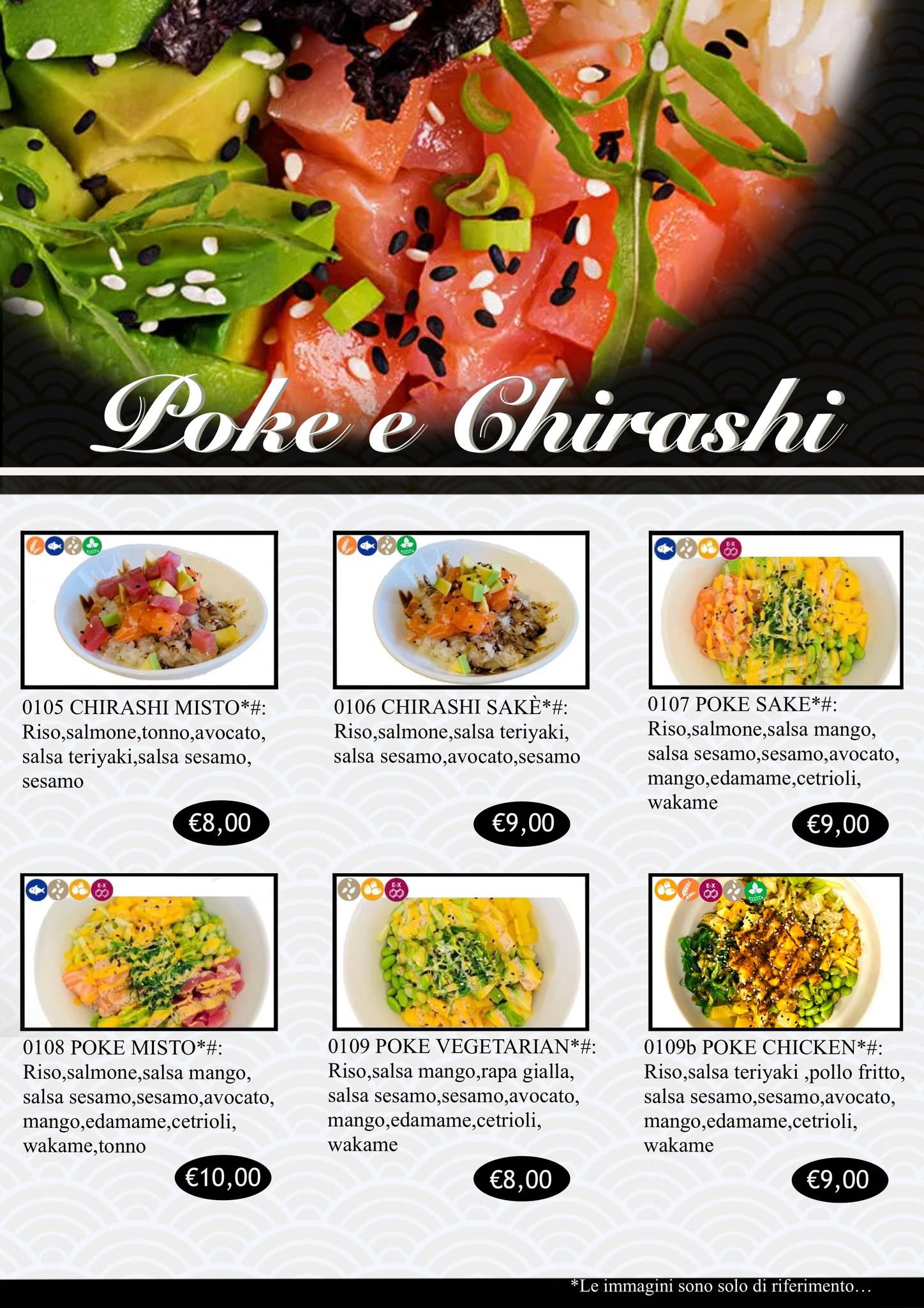 Menu di Yujo Ristorante Giapponese 