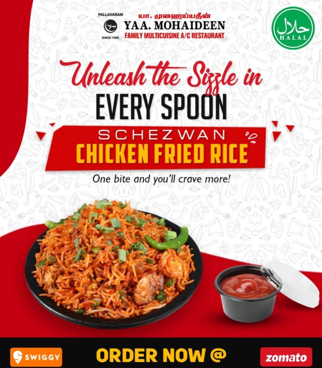 Yaa Mohaideen Biryani Restaurant Pondicherry multicuisine restaurant menu