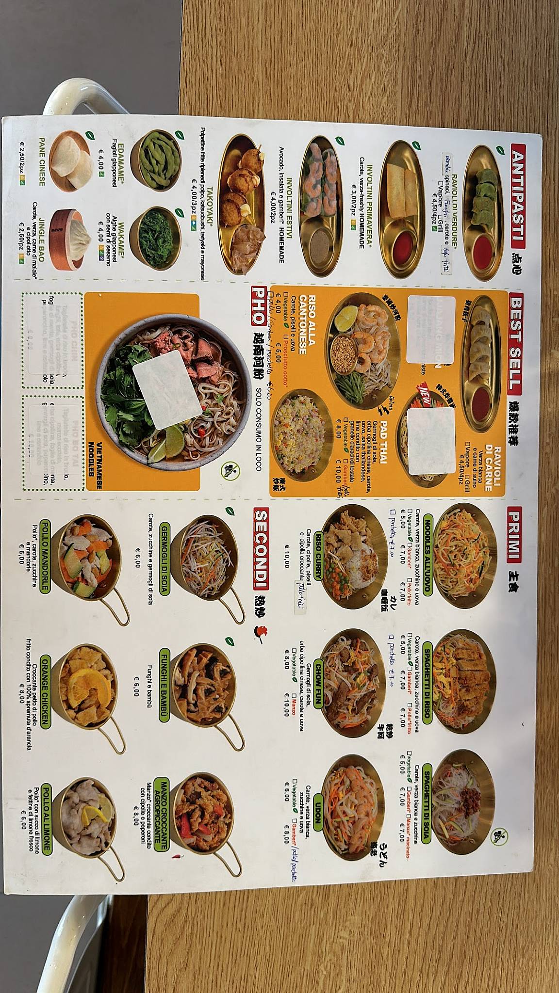 Menu di Yes Food Happio 