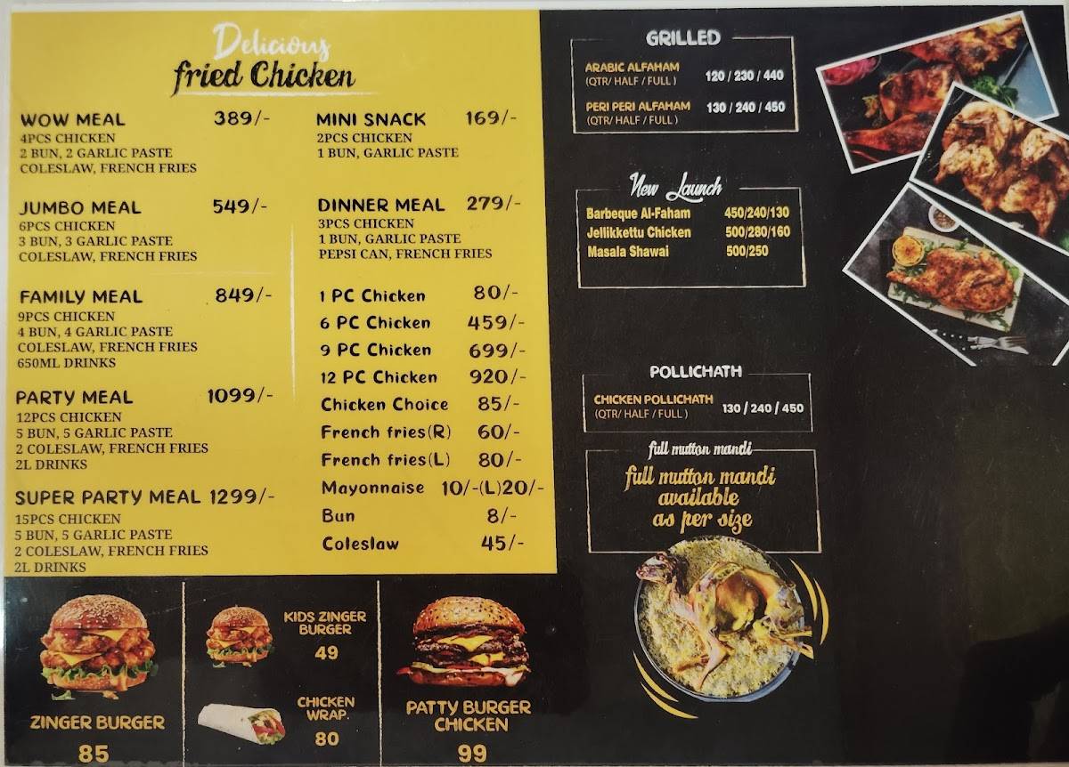 Zeit Restaurant menu