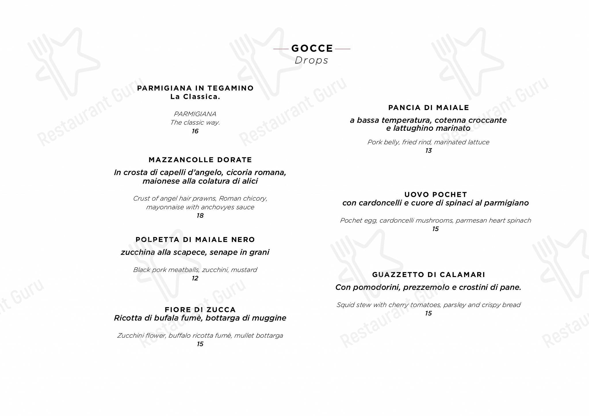 Wine Menu pour AcquaRoof Terrazza Molinari, Bistrot di mare dans Rome