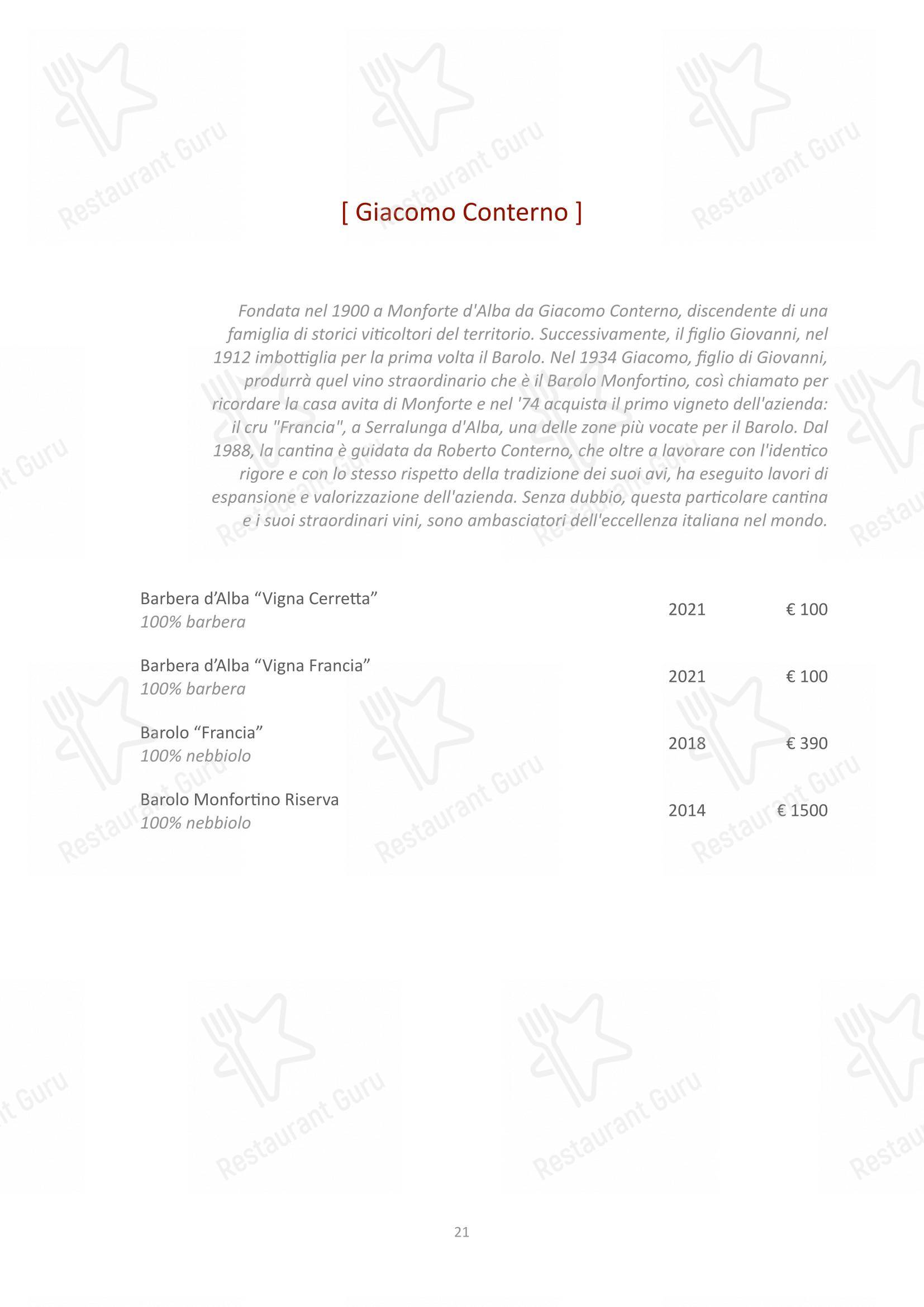 菜单 per Bu:r in Milano