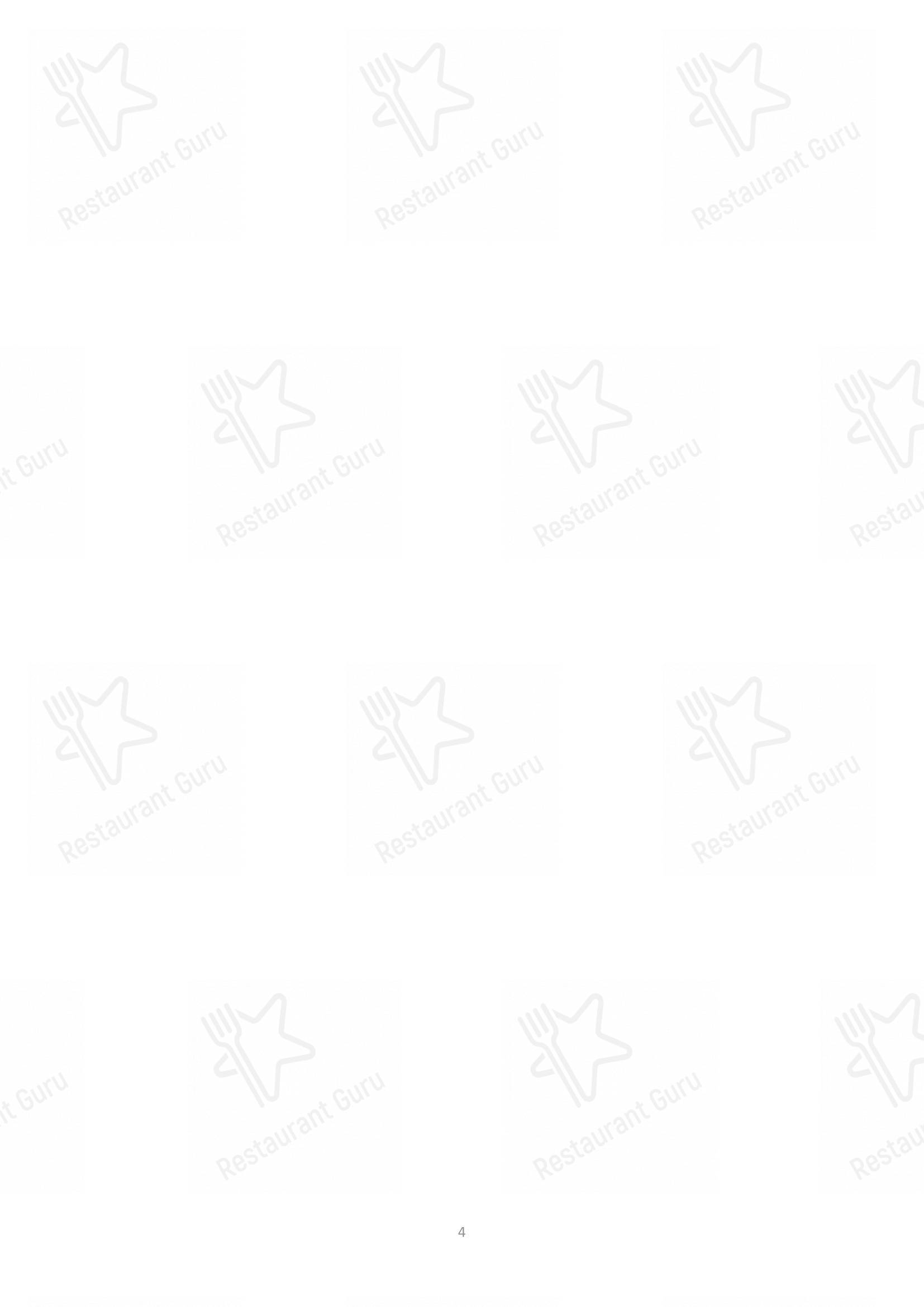 菜单 per Bu:r ristorante