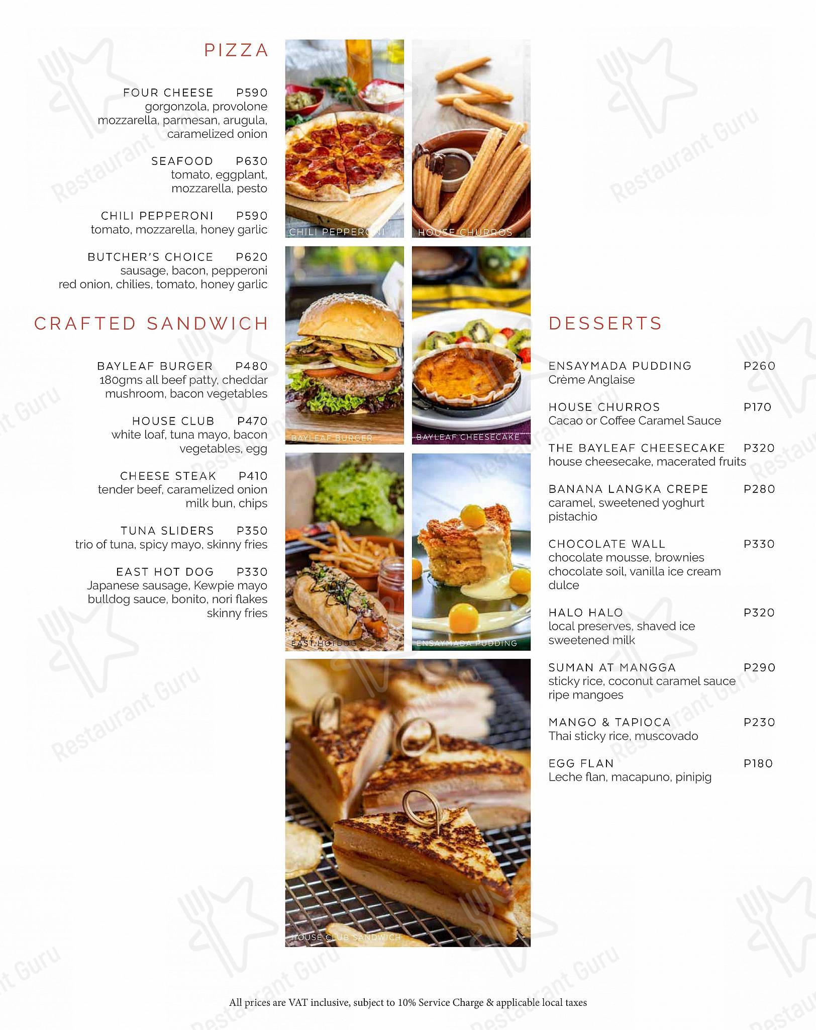 Menu at 9 SPOONS - The Bayleaf Intramuros restaurant, Manila, The ...