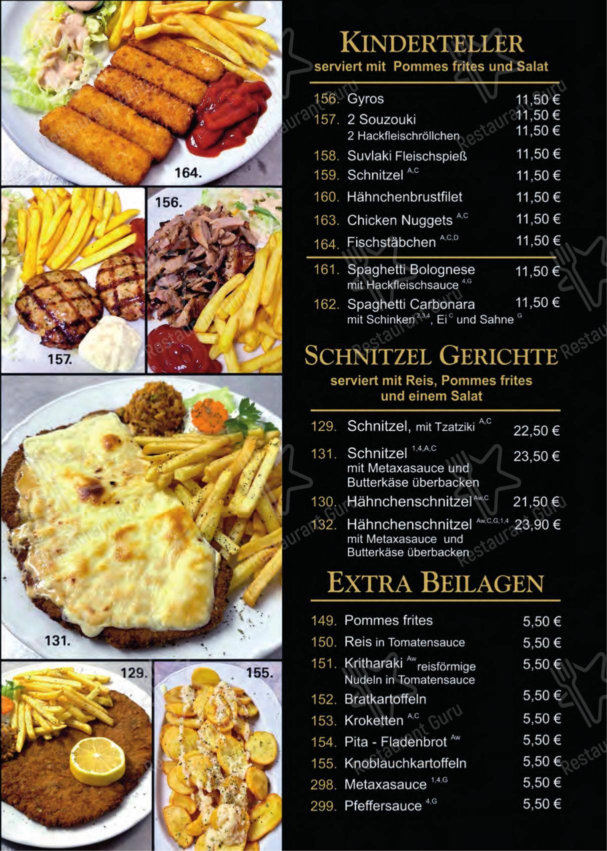 Atlantis Restaurant dans Radebeul - Menu