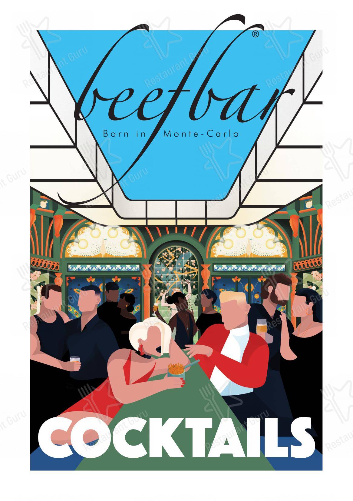 Крафт меню pour Beefbar Paris dans Paris
