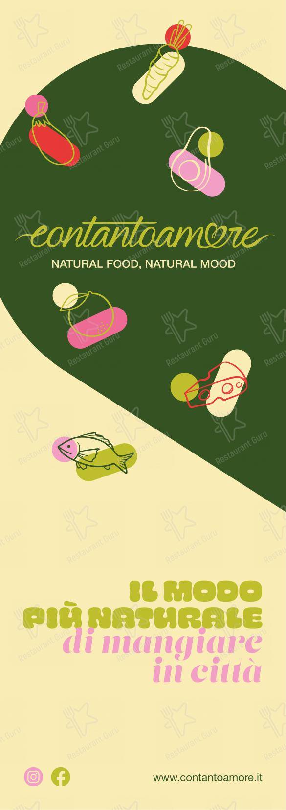 Menu di Contantoamore - Menu