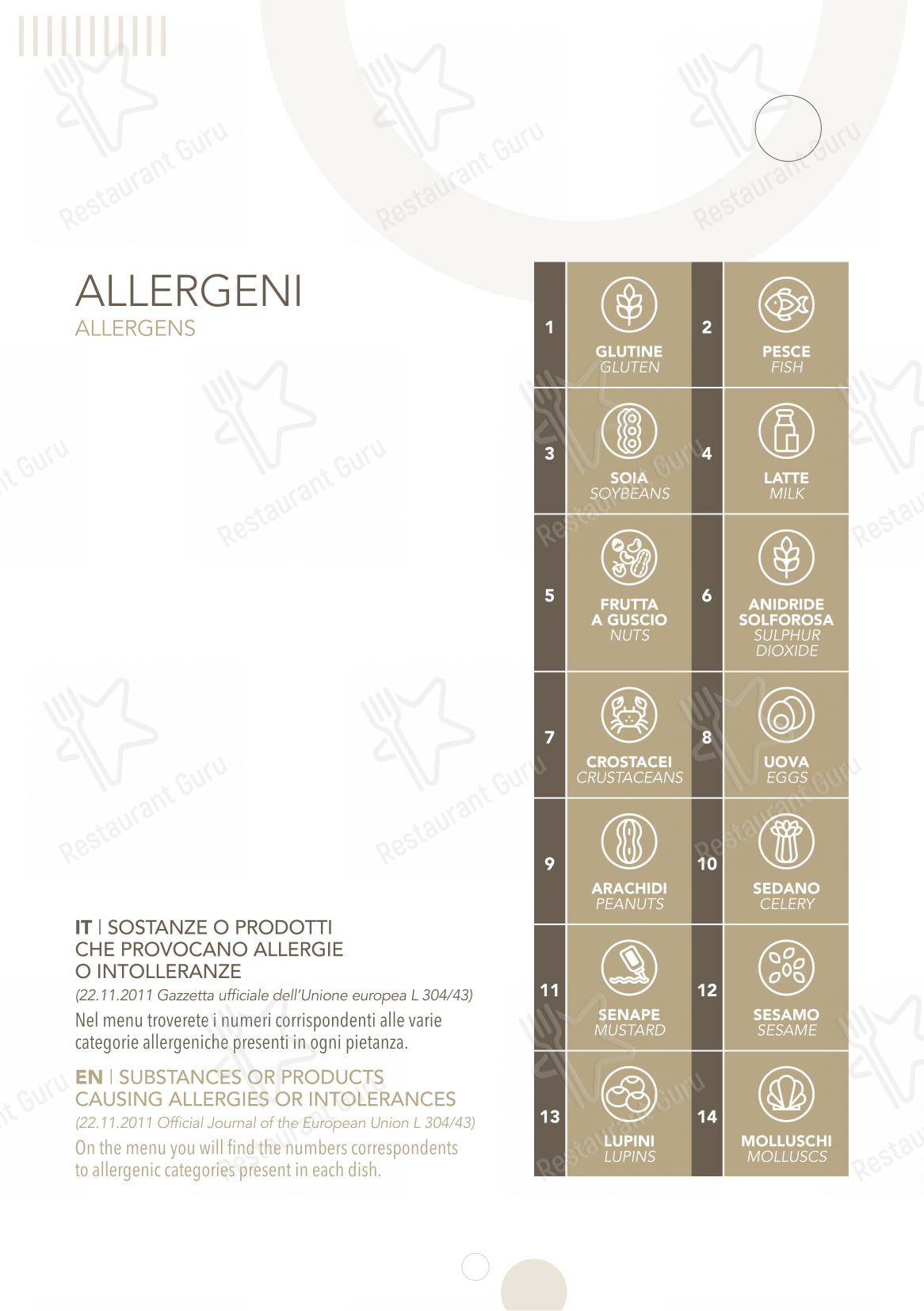 Ristorante Corso Como 52 in Limbiate - Menu