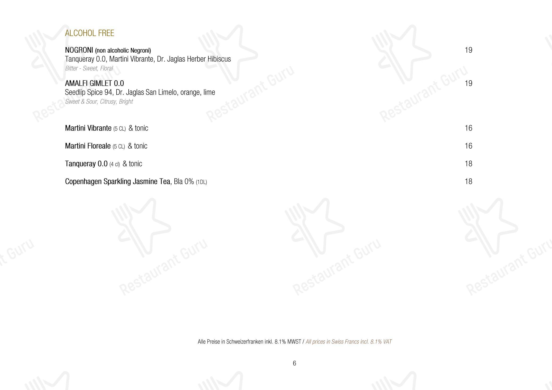 Menu di Eden Kitchen & Bar - Основное меню