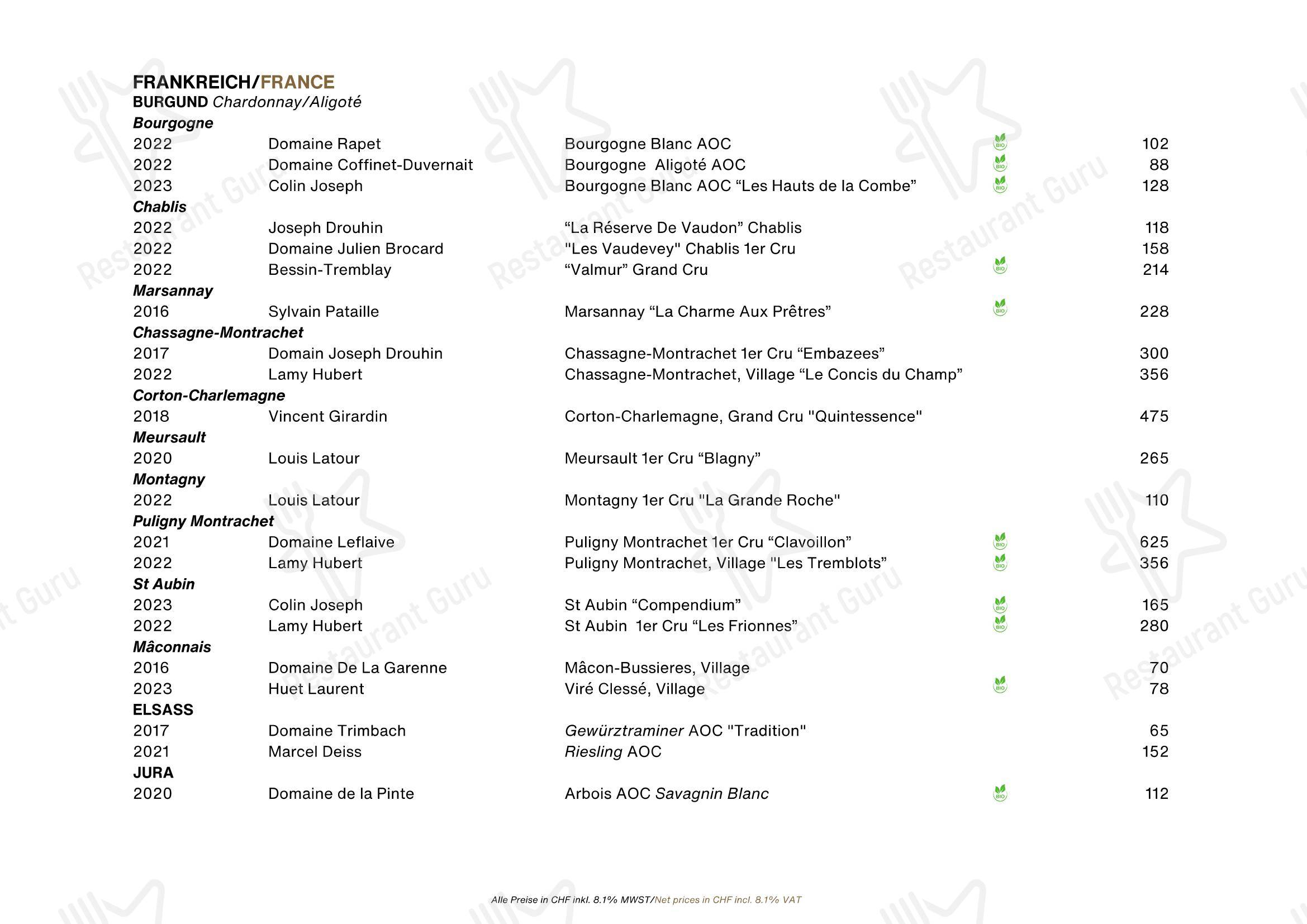 Eden Kitchen & Bar in Zurigo - Lunch Menu