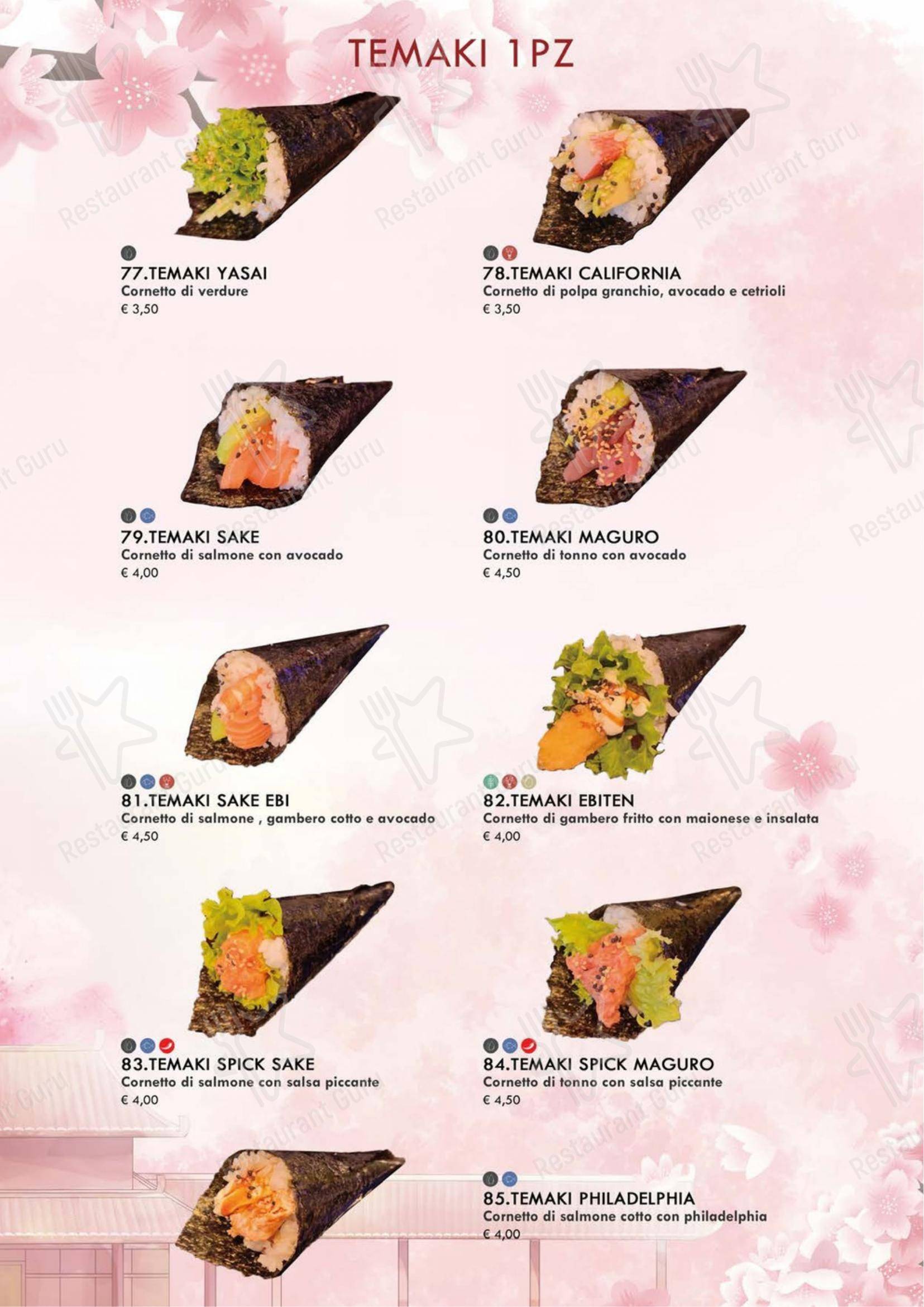 Ristorante Fuji 2 in Ravenna - Menu
