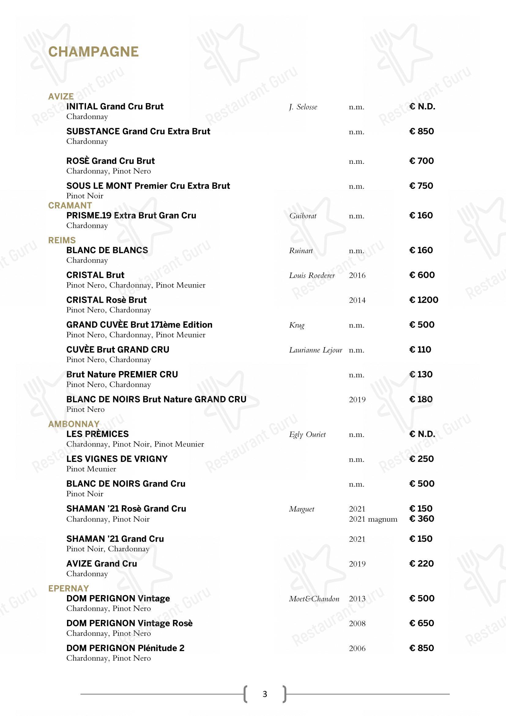 Крафт меню per I Carracci ristorante