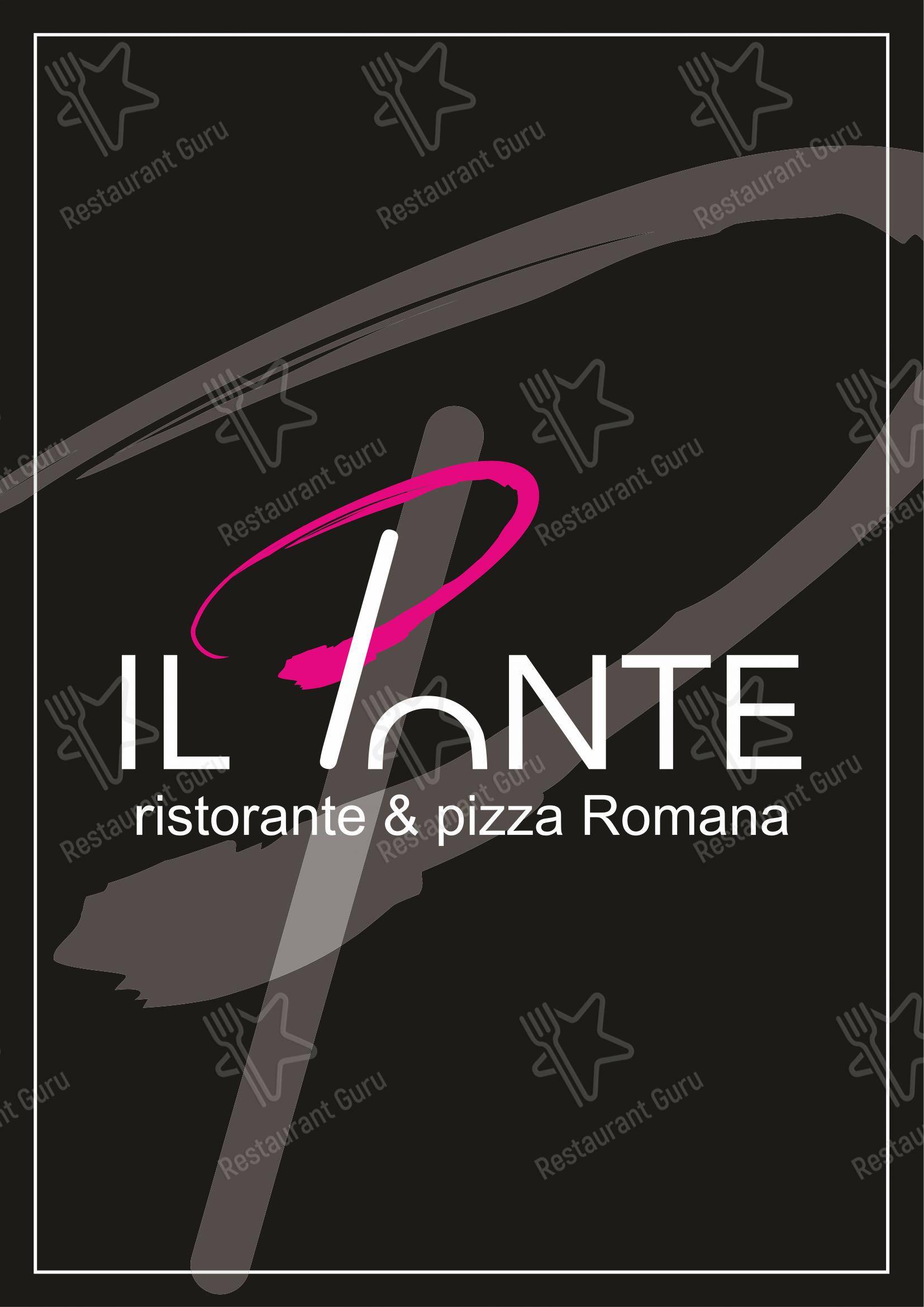 Menu per Il Ponte Ristorante e Pizza Romana ristorante