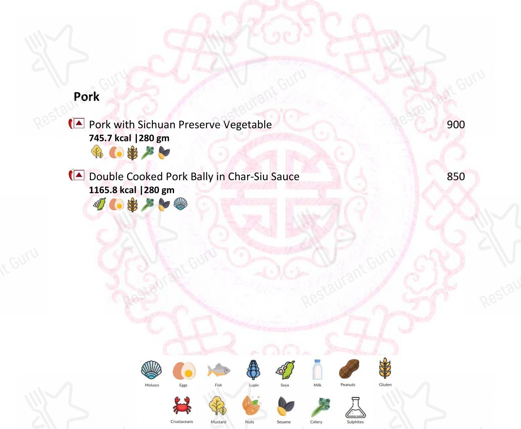 菜单 for the Latitude Restaurant - Vivanta Coimbatore restaurant