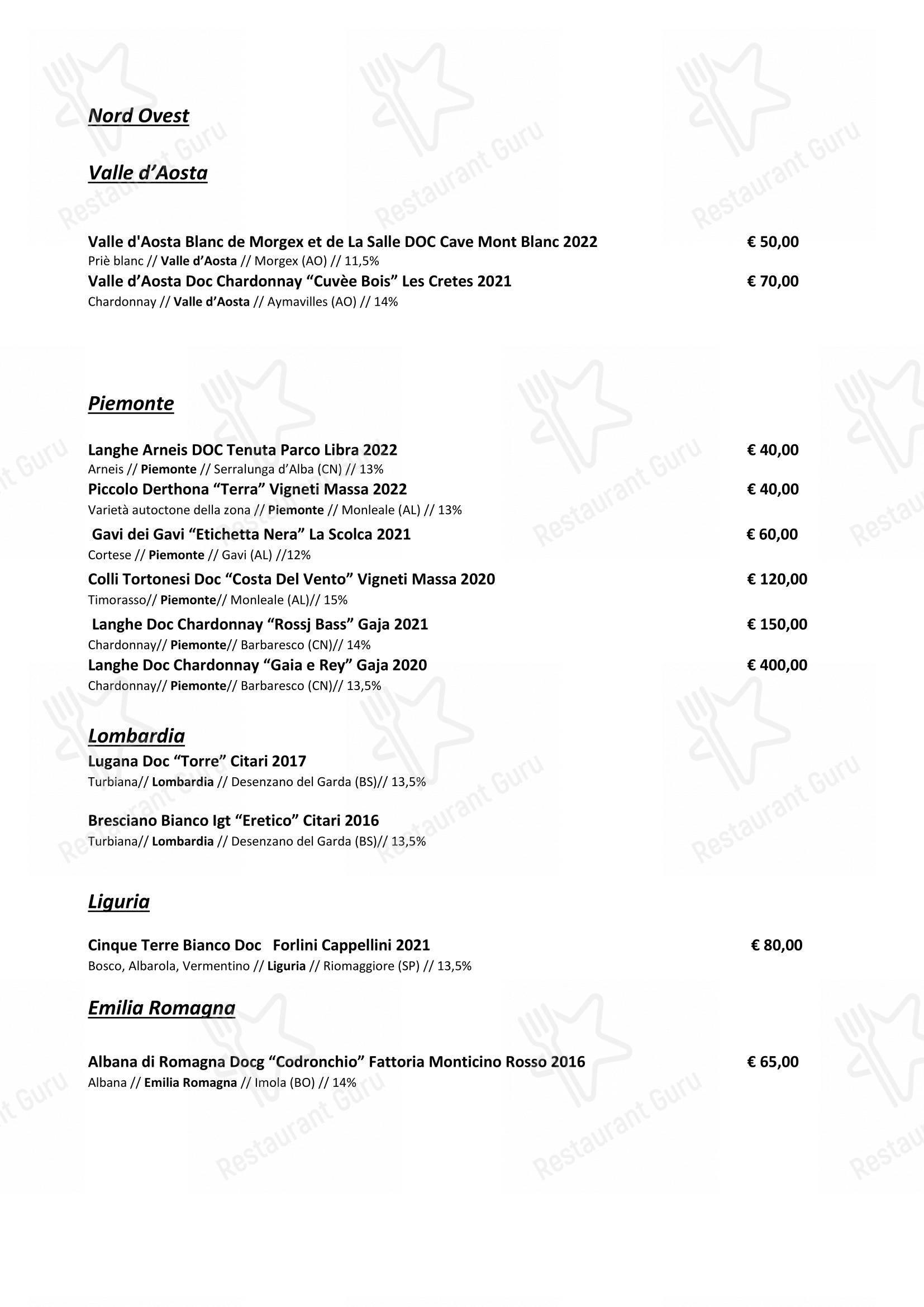 Основное меню per Moma pub & bar