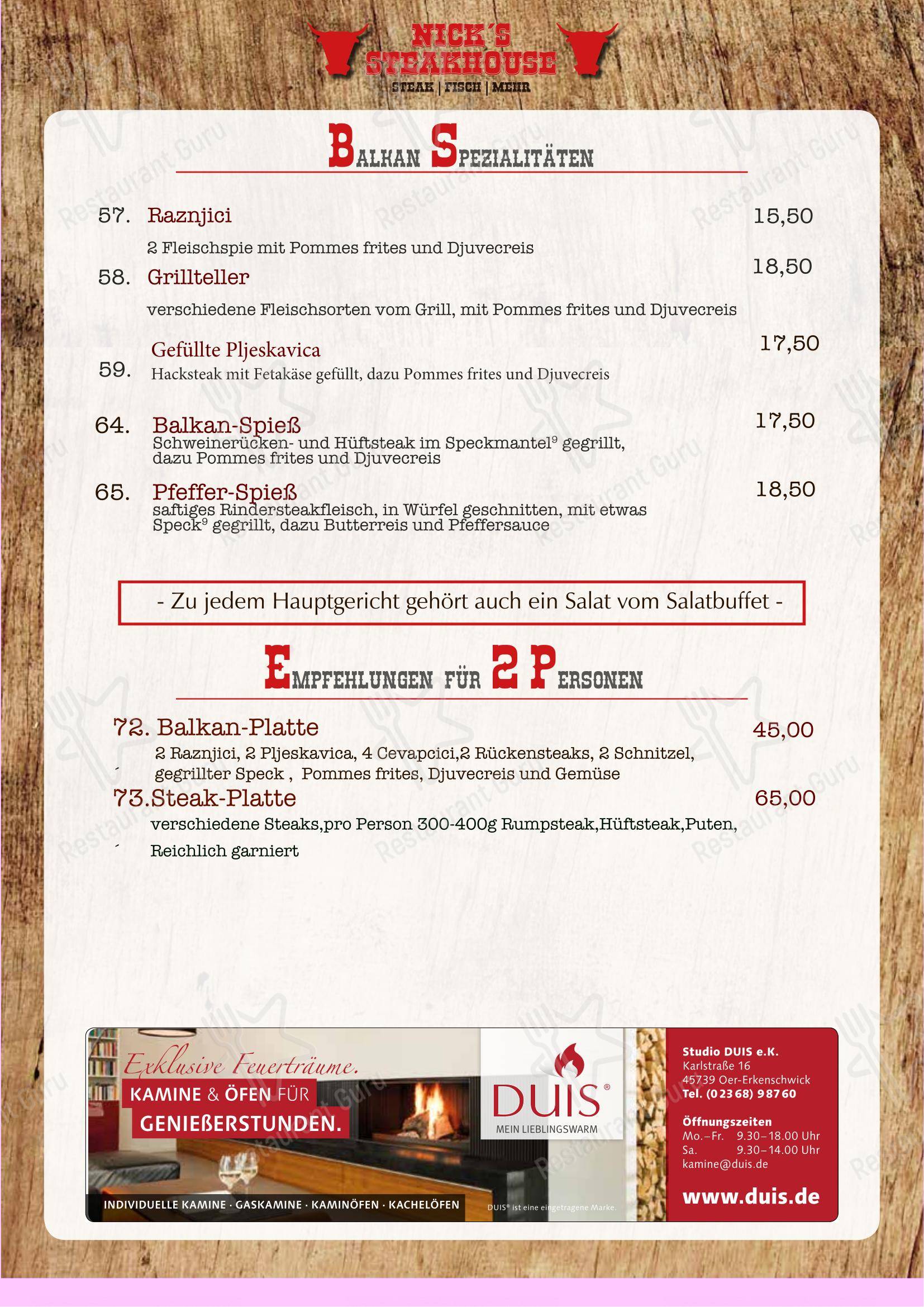 Nick S Steakhouse Oer Erkenschwick
