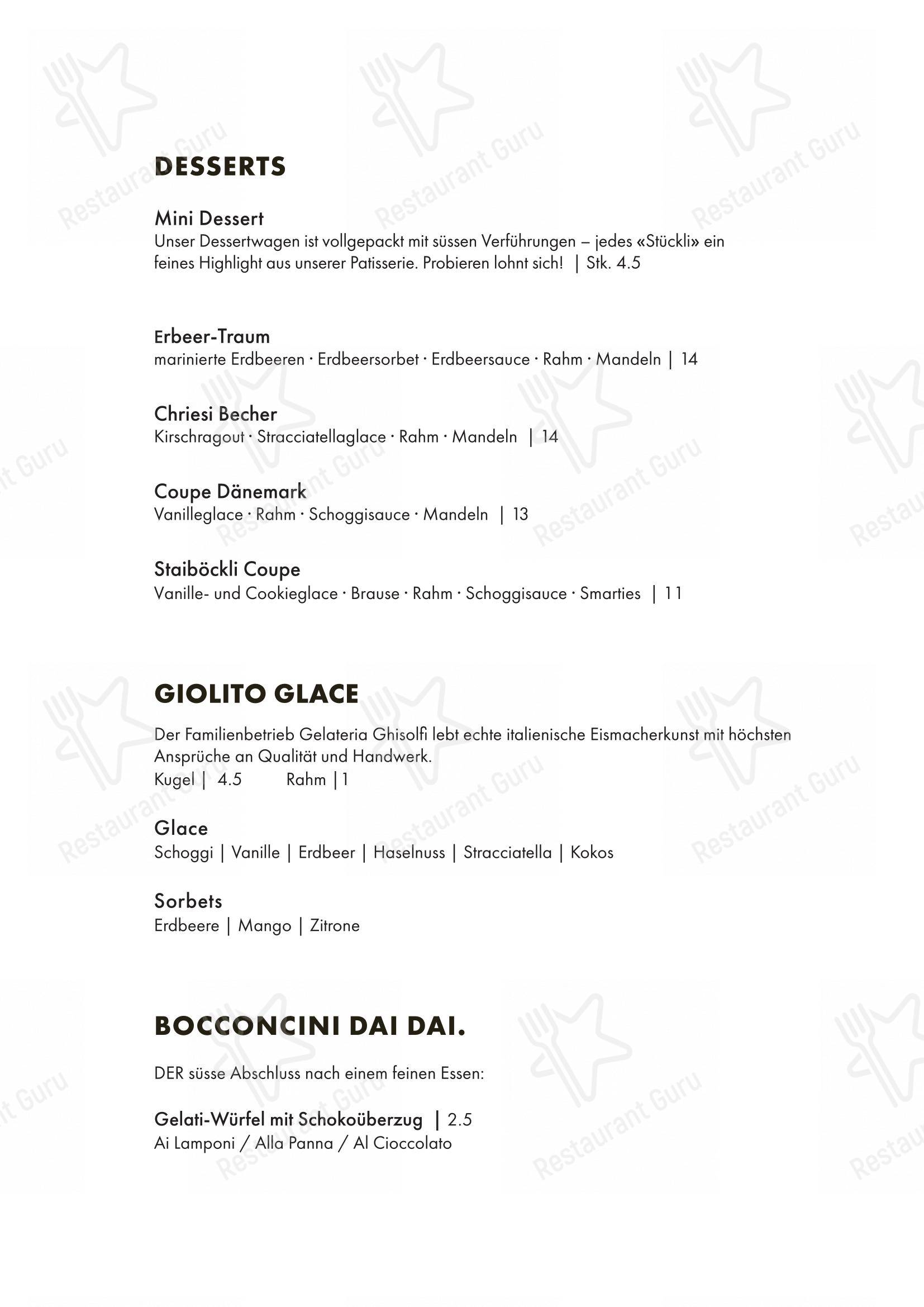 Коктейльная карта per Pulsa Fonduestube in Davos