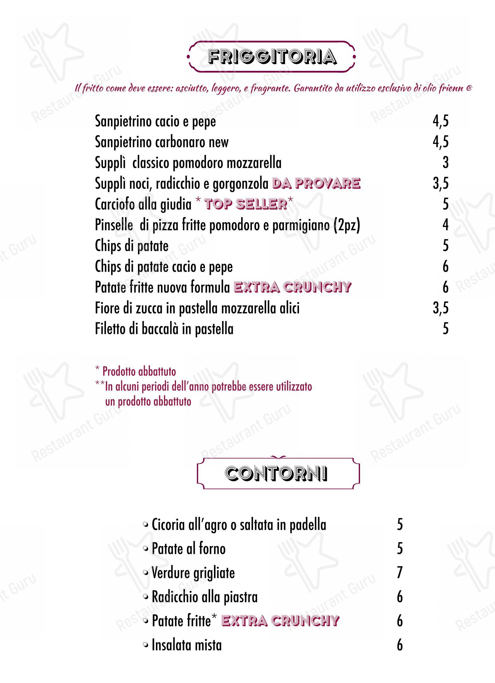 Menu di Rigatoni Roma - Menu