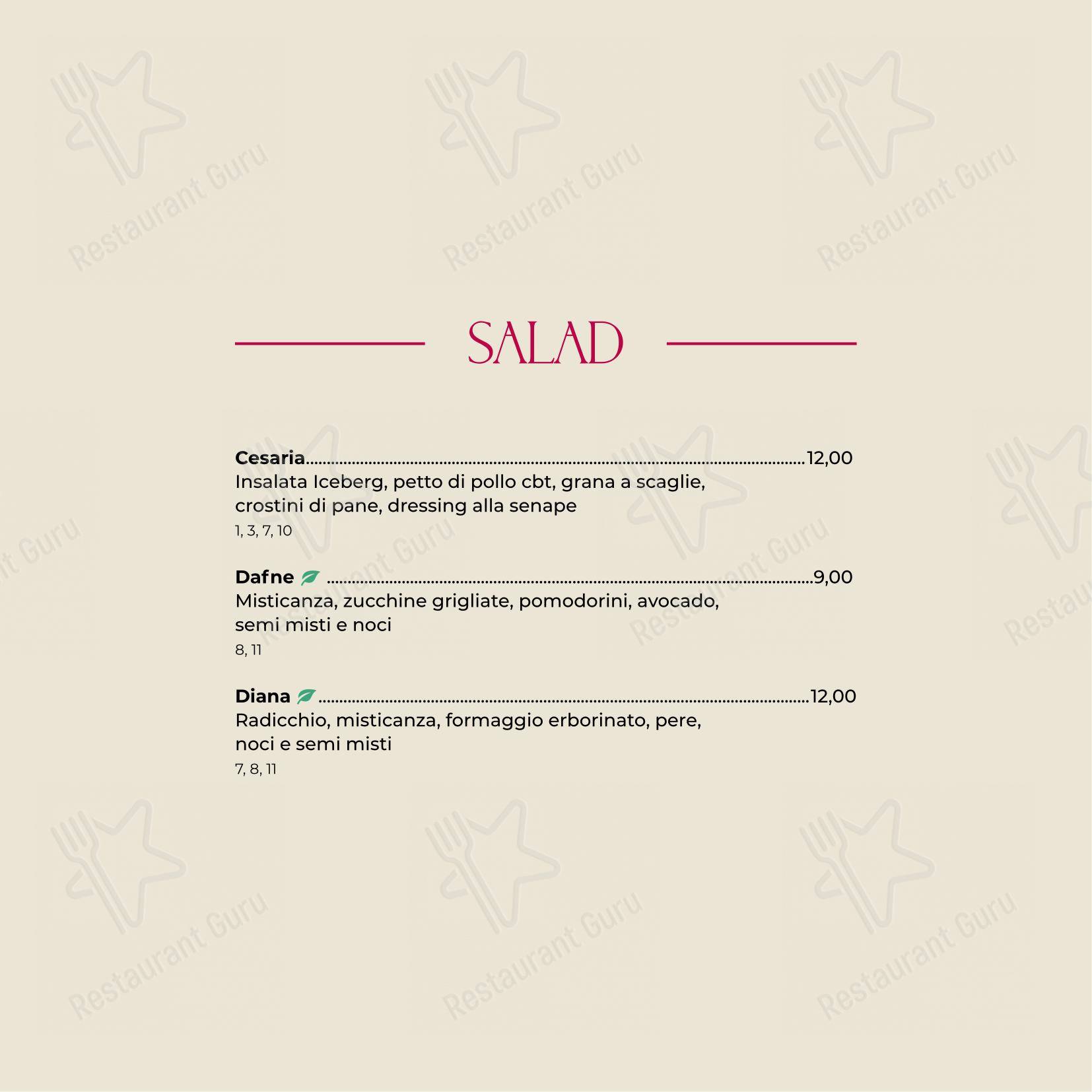 Menu per Ristorante Carnosa Roma Prati in Roma