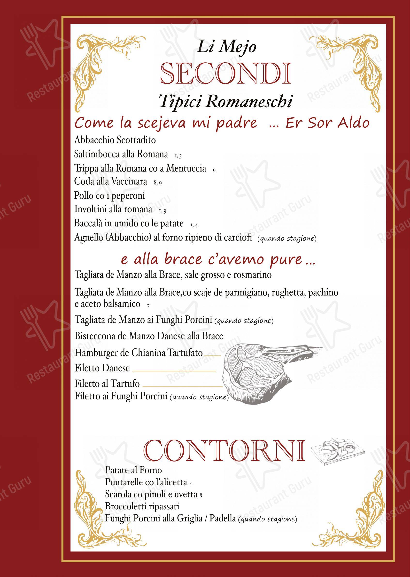 Menu per Ristorante La Villetta dal 1940 ristorante