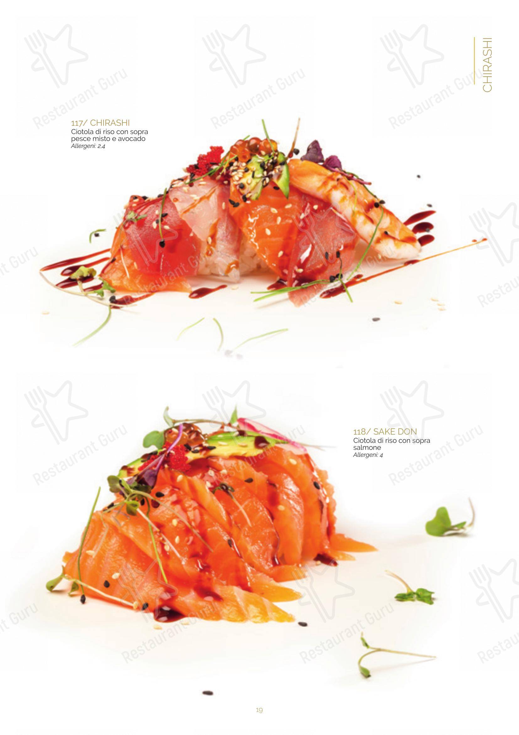 Menu bar per Ristorante Lin Tasting Emotion ristorante