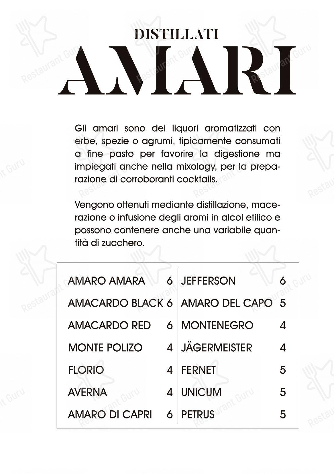 菜单 per Salvinius ristorante