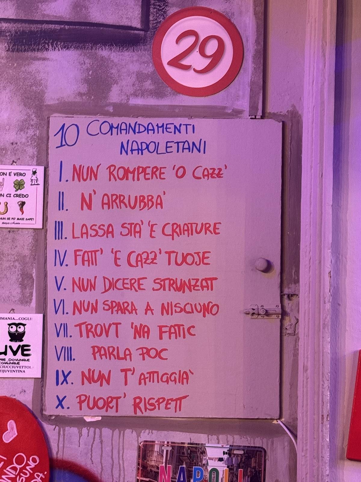 Menu di 081 pizzeria napoletana 