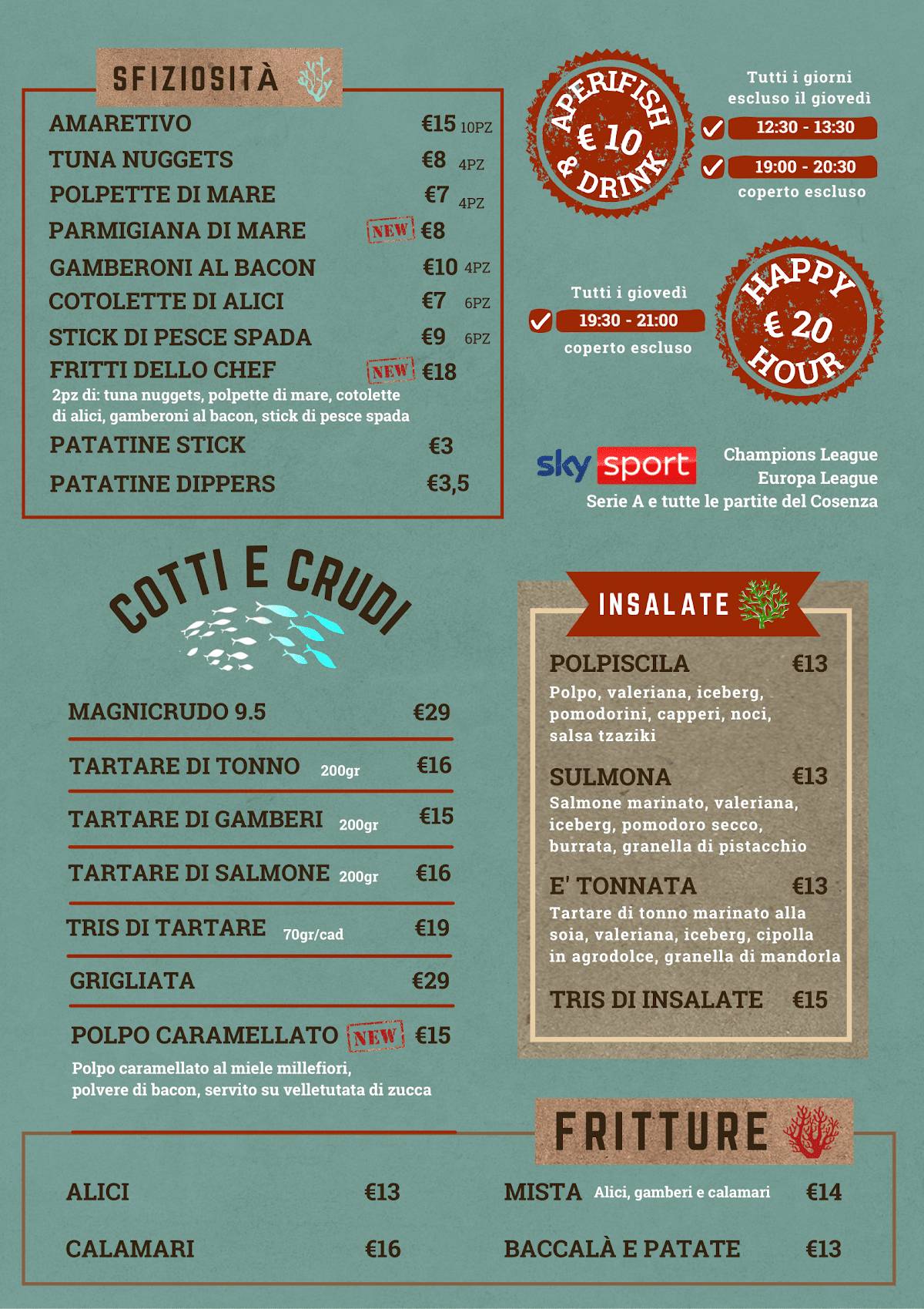 Menu di 4 Alici Fish Pub