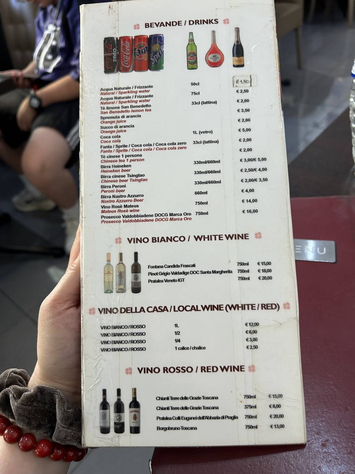 Menu de 63 Ristorante Cinese 中餐馆