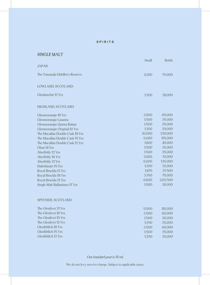 AER menu