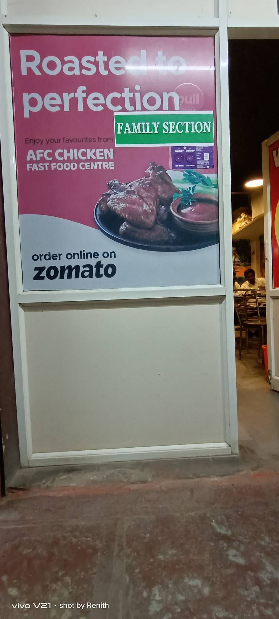 AFC RESTAURANT menu