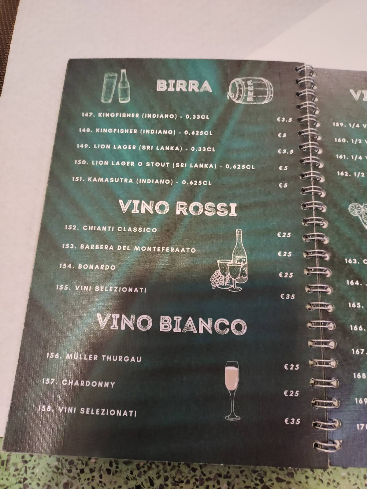 Menu di Abinaya 